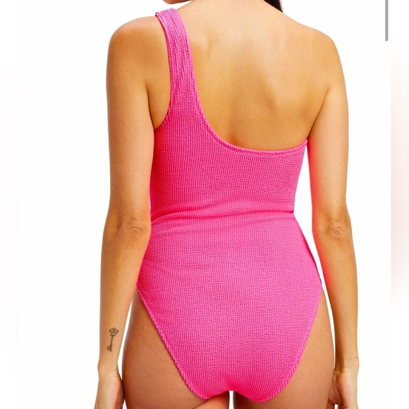 GOOD AMERICAN Always Fits One Shoulder One Piece Swimsuit - Picture 4 of 11